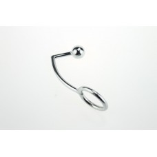 Stainless steel anal hook with  delay ring